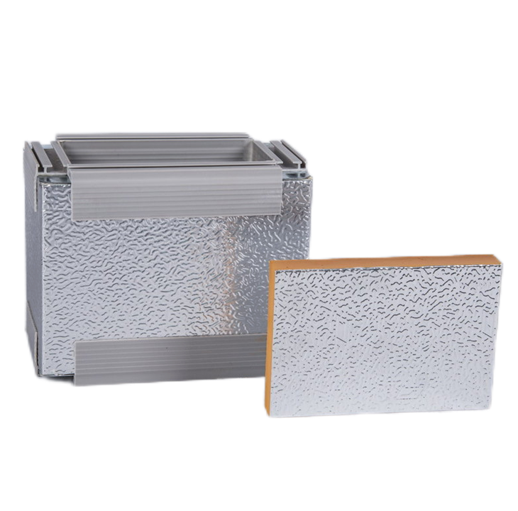 China Pre Insulated Duct Board Aluminum Foil Phenolic Panel